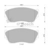 BOSCH 0 986 505 935 Brake Pad Set, disc brake